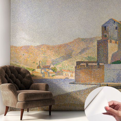 Fotomurale adesivo - parete decorativa - decorazione casa - stile moderno parete - Porto estivo 250x250 cm (1/5)