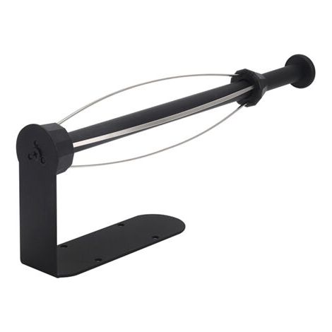 Porte Sopalin sans Perçage, Porte Rouleau Essuie Tout Mural Auto-Adhésif à Suspendre, Noir Support Sopalin Effet Amortissant, pour Cuisine Salle de Bains, Fournis avec Colle Et Vis (1/5)