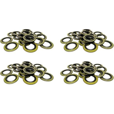 Convient aux paquets de 80 joints de bouchon de vidange d'huile moteur 016393/016454, applicable à...