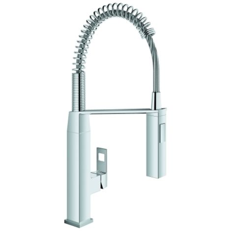 Mezclador monomando de fregadero Grohe Eurocube, 234 mm de