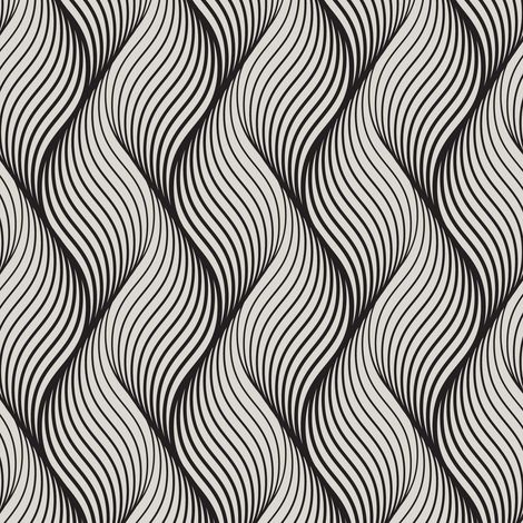 Tissu décoratif d'extérieur Oxford - Motif illusion d'optique - Lignes ondulées 2 I DR175 (1/5)