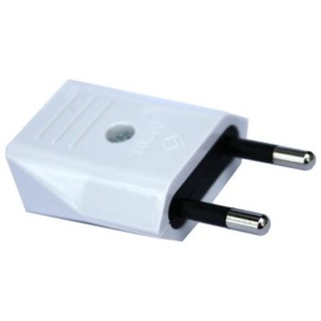 Netzstecker Stecker 4mm 10A/250Vac WEISS (9257)