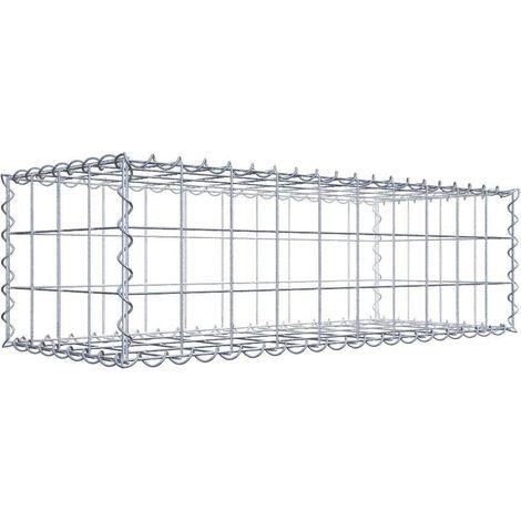 Gabiondeco - Gabion 100 cm x 30 cm x 40 cm (L x H x P). mailles 10 x 10 cm. Spirale - Made in Germany (1/6)