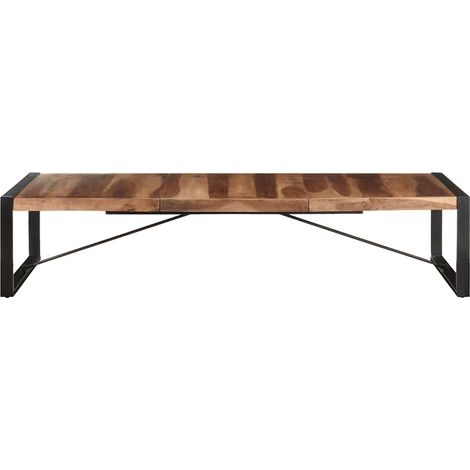Maison Exclusive - Couchtisch 180x90x40 cm Massivholz (1/5)