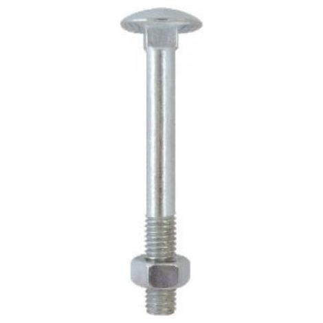 Tornillo de cabeza redonda m10x60 friulsider 20100b10060f2 con tuerca-5 piezas