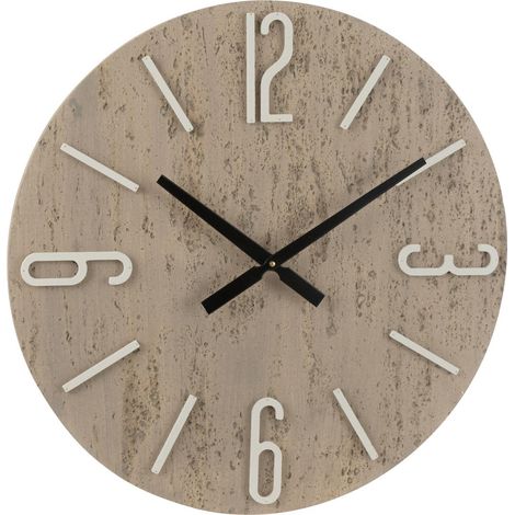 Horloge Murale en Pierre "Pol" 58cm Multicolore (1/2)