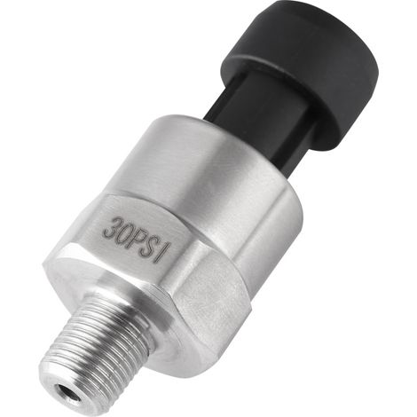 Capteur de pression (acier inoxydable, convient pour l'huile, le carburant, l'air et l'eau, 30 PSI) (1/5)