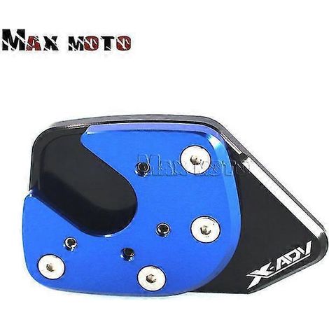 Seitenständer-Verlängerungsplatte für Honda Xadv 750 (2015–2018) – Blau