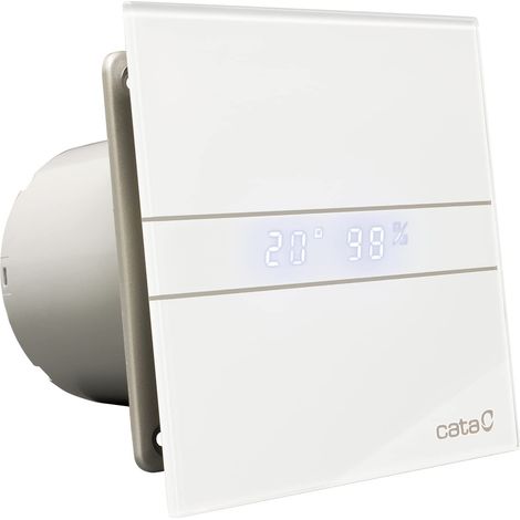 Cata E-150 Gth Estrattore da Bagno Serie e Glass Ventola Silenziosa Aspiratore Aria Bianco 6 Pezzi (1/5)