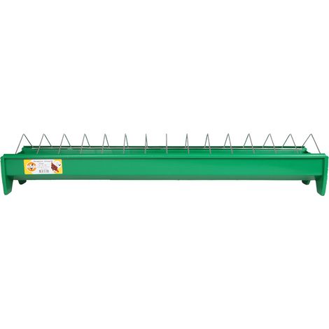 Mangeoire à grille en plastique pour poulets, 75 cm