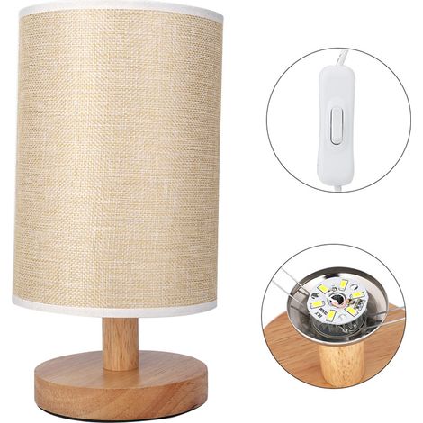 Lampe de bureau LED, lampe de chevet, lampe de table de nuit, lampe de table type A (1/5)