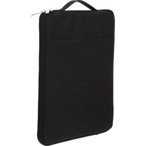 Sacoche Résistante à L'abrasion en Denim Noir de Transport avec Confortable pour Tablette et Ordinateur Portable pour Voyage et École (1/5)