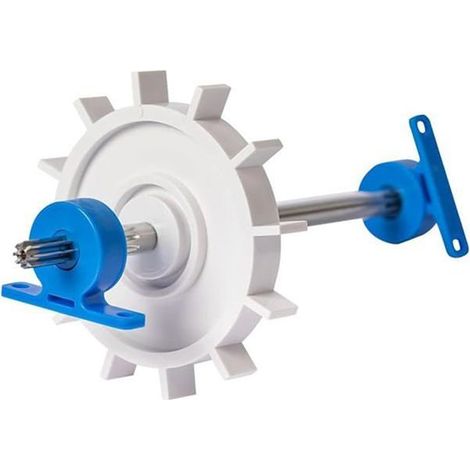 Kit entretien arbre transmission et roulements turbine, compatible nettoyeur piscine 180,280, série C80 (1/5)