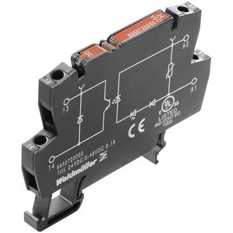 Weidmüller Relais statique 8951020000-1 0.5 A Tension de contact (max.): 48 V/DC 1 pc(s) (1/2)