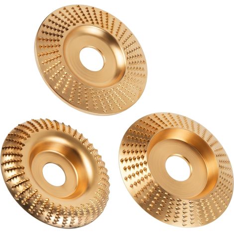 Lot de 3 Disque Meuleuse Bois 100mm en Carbure de Tungstène pour Ponçage (1/5)