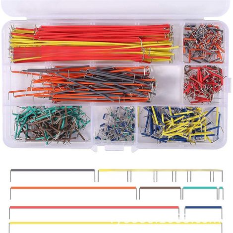 Packung mit 560 Bäckerzwirn, 14 verschiedene Längen (2 bis 125 mm), 1 Schachtel mit 560 Stück
