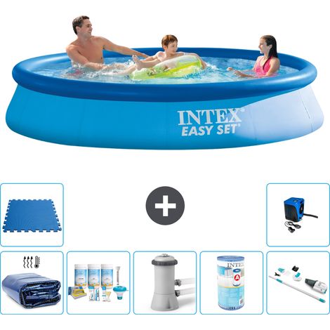 Intex Piscina Easy Set Rotonda - 366x76 cm - 7-pezzi  S30667 (1/5)