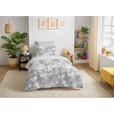Pack Évasion Perle — Housse de couette 140 x 200 cm avec drap housse 90 x 190 cm et 2 taies