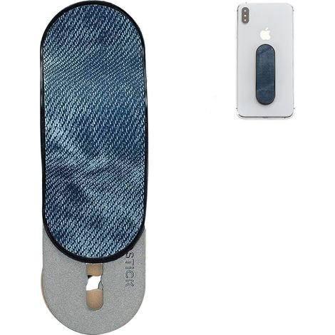 Support De Téléphone Avec Anneau - Support Élastique Pour Doigt - Support Téléphone Portable Avec Pied Rétractable - Pour Smartphone Et Tablette - 1 Pièce (1/5)
