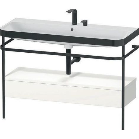 Duravit Happy D.2 Plus c-bonded Set mit Metallkonsole und (1/4)