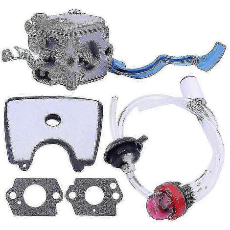 Carburateur avec tuyau de filtre à air et à carburant pour souffleur de feuilles Husqvarna 125b 125bx 125bvx, compatible avec Zama (1/5)