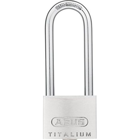 Candado Titalium arco extralargo 40mm blister