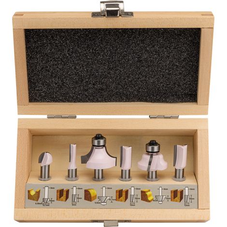 Set di 6 frese per legno MAKITA - D-53540