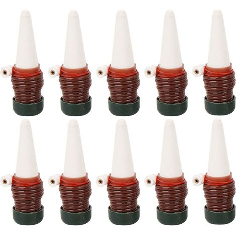 10pcs Automatic Plant Watering Spikes, Indoor Plant Watering Tool, Ceramic Probes for Home (1/5)