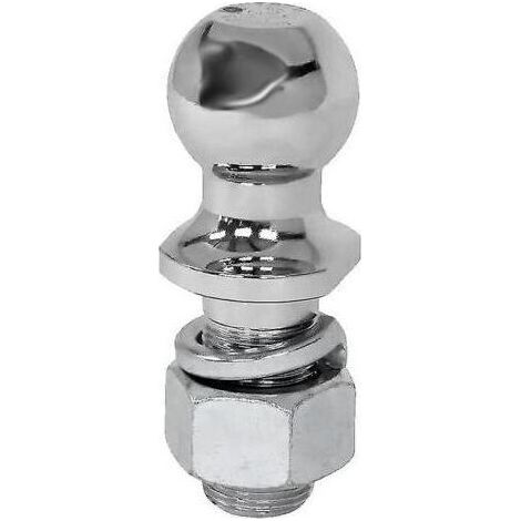 Boule de remorquage 50mm – Capacité de 3 500 lbs – Acier chaud avec finition chromée – Accessoires pour remorque (1/5)