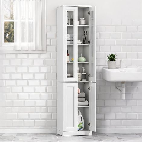 Armoire de rangement 6 niveaux 38 x 26 x 160 cm (1/5)