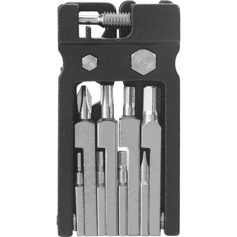 19-in-1 Reparaturset für Falträder inklusive Inbusschlüssel und Schraubendreher (schwarz) (1/5)