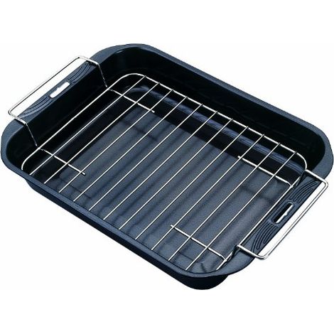 Tescoma 624624 Saphir Rostiera con Griglia, 38x28 cm (1/4)