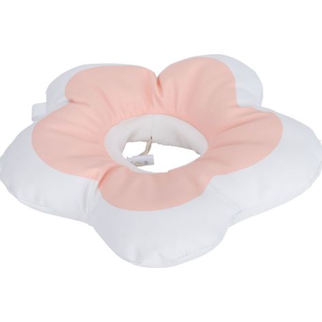 Collier anti-léchage imperméable en forme de fleur pour chat Elizabeth Circle (rose, taille L) (1/5)