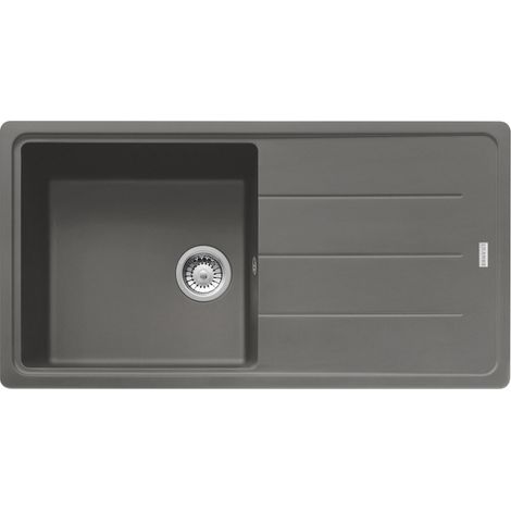 Franke – Évier de cuisine 1 bac en fragranit – Couleur stone – Dimensions 970x500mm – Sous meuble 60 cm – Profondeur cuve 190mm