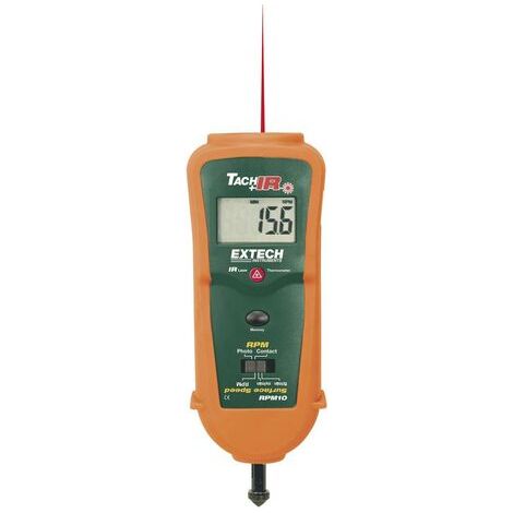 Tachymètre Extech RPM10 mécanique, optique 0.5 - 19999 tr/min 10 - 99999 tr/min Q59824 (1/5)