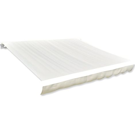 Toile d'auvent,Store extérieur Auvent de rechange,pour balcon,terrasse Crème 450x300 cm -FR32098 (1/5)