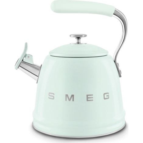 Smeg WKF01PG bouilloire sifflante vert d'eau 2,3L (1/4)