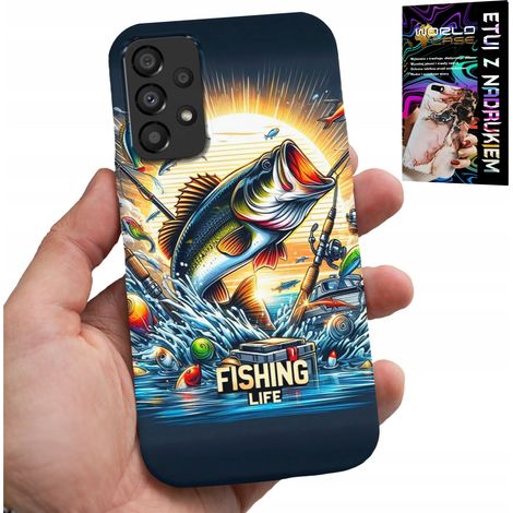 Hülle für Samsung Galaxy A53 5G – Motive für Angler, Fische, Kabeljau, Lachs (1/5)