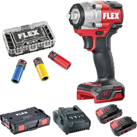 clé à chocs Flex Batterie 18 V IW 1/2" 400 EC 18 V 2,5 Ah