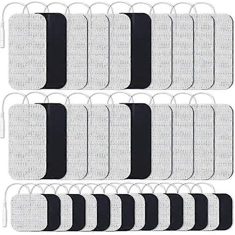 36 électrodes de 2 tailles pour appareil TENS, (connecteur 2 mm) (1/5)