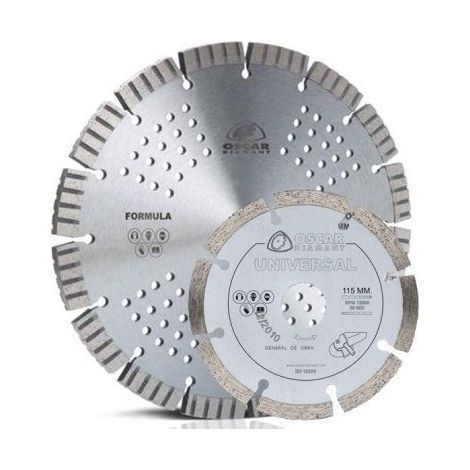 Disco Corte Multimaterial  230 Mm-115 Mm Diamante Grinding 2 Pz