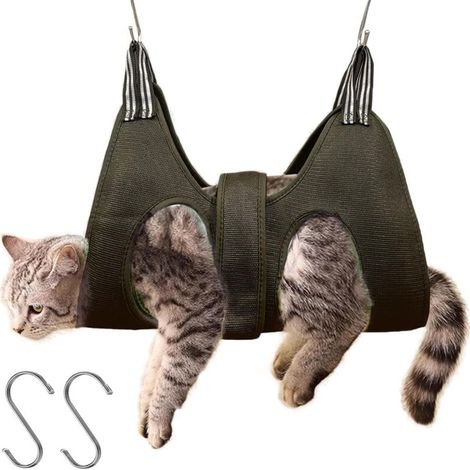 Dog Grooming Hammock, Pet Nail Trimming Harness with Wide Strap, Dog Hanging Harness for Nail Trimming, Grooming Aid Kit for