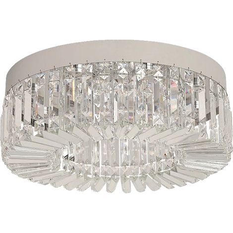 Plafonnier, Design Moderne, Finition en Cristal Élégante, XH500-Y-SS, Changeable (1/2)