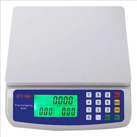 Balance de cuisine électronique 30 kg. balance alimentaire numérique avec écran LCD (adaptateur secteur 6 V inclus) (Capacité : 30 kg/1 g)