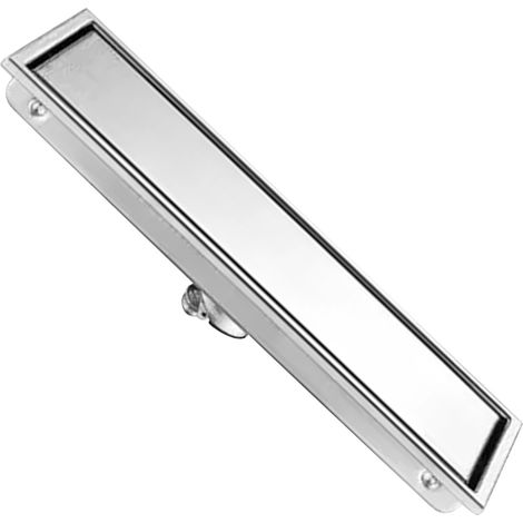 Siphon de sol linéaire rectangulaire anti-obstruction, long siphon de douche en acier inoxydable 304 pour salle de bain et cuisine (1/5)
