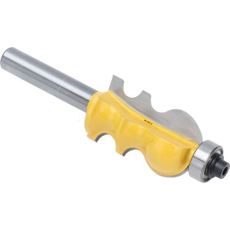 Fraise à rainurer pour main courante 8mm, acier carbure pour bois - Forme goutte d'eau (1/5)