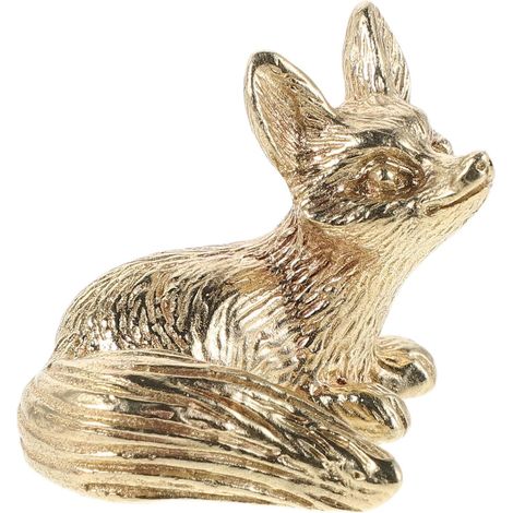 de porte vintage en laiton en forme d animal petit bouton de (1/5)