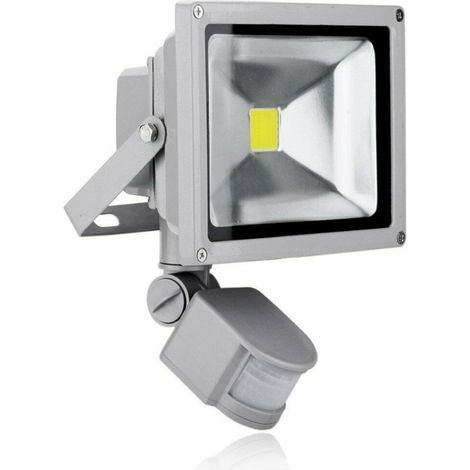 Faro LED 30W Faretto Slim Con Sensore Movimento Pir Crepuscolare ip65/ip66 (1/5)