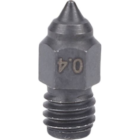 Set mit 3 Düsen aus gehärtetem Stahl, kompatibel mit Ender 5 Max 3D-Druckern, 0,4-mm-Düsen, Hotend-Heizblock, hochtemperaturbeständig, präzise, verschleißfest (1/5)