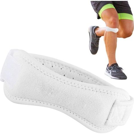 Fascia rotulea per ginocchio - tutore rotuleo ammortizzante regolabile - cintura rotulea fitness per ciclismo, camminata, tennis, attività